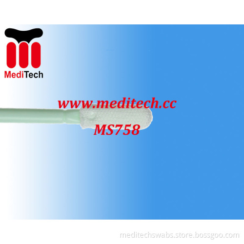 Cleanroom Microfiber Swab MS758 (Compatible with Texwipe TX758MD Microfiber Swab)